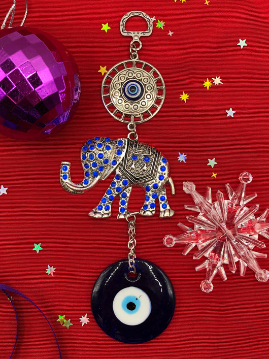 Evil Eye Protection Hanger Large Elephant