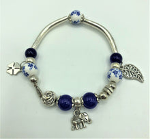 Load image into Gallery viewer, Jewelry - Blue Beads Bracelet
