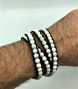 Jewelry--Howlite Wrap Bracelet