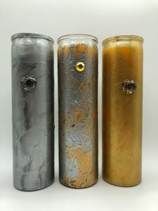 Specialty Metallic Finish Candles